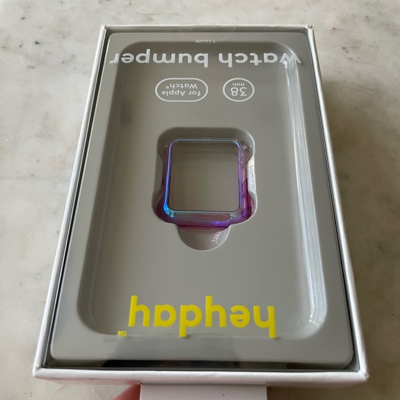 NEW- HeyDay brand 38mm Apple Watch purple bumper case in original sealed box - Picture 5 of 6